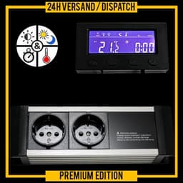 Digitale Thermostaat met Dimfunctie, Timer en Alarm voor Aquarium en Terrarium — thumbnail 1