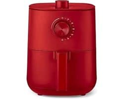 Aurixi® Mini Airfryer - Heteluchtfriteuse - Friteuse - Heteluchtfriteuse - Anti-aanbaklaag - Rood - 23cm x 29cm x 30cm