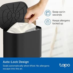 Vervangende Onderdelen - Stofzakken - 5 stuks - Geschikt voor Tapo RV20 Max Plus/Tapo RV20 Max/Tapo RV30 Max Plus/Tapo RV30 Max Robotstofzuiger - Accessoire — thumbnail 4