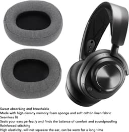 Vervangende Earpads - Hoofdtelefoon Kussens - Gaming Headset - Ademend Katoen Spons - Comfortabel Pasvorm — thumbnail 3