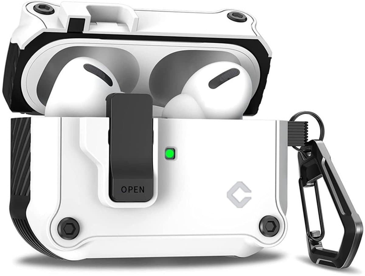 Coverzs TPU & PC Rugged case geschikt voor AirPods Pro / Pro 2 - Beschermhoesje - Optimale bescherming - Hoogwaardige kwaliteit — afbeelding 1
