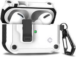 Coverzs TPU & PC Rugged case geschikt voor AirPods Pro / Pro 2 - Beschermhoesje - Optimale bescherming - Hoogwaardige kwaliteit — thumbnail 1