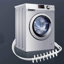 Wasmachine Borstel - Reinigingsborstel - Wasmachine Onderhoud - Flexibele Reiniging - 60cm Lengte - Wit — thumbnail 4