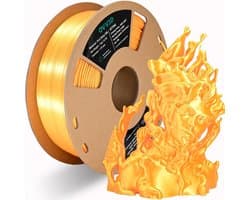 Zijde Goud PLA Filament 1.75mm voor 3D Printer - Glanzend Metalen Look