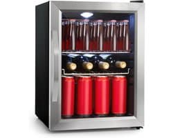 SCH® Mini Koelkast - Koelkast - Zwart - 44cm x 41cm x 54cm