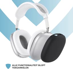 Shieldcase Koptelefoon bescherming geschikt voor Airpods Max 1/2 - Cover bescherming - Comfortabel - Beschermend - Stijlvol - Zwart — thumbnail 4