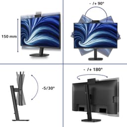 Philips 3000 series 27B2U3601H/00 computer monitor 68,6 cm (27") 2560 x 1440 Pixels Quad HD LCD Zwart — thumbnail 6