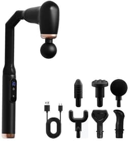Massagepistool met lange steel voor diepe weefselmassage – 6 koppen en 6 snelheden — thumbnail 1