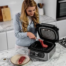 Ninja AG301EU - 2-in-1 Grill & Hetelucht Friteuse 5,7 liter - Grijs/Zwart — thumbnail 10