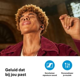 Sennheiser Accentum True Wireless - Draadloze oordopjes met Noise Cancelling - 28u batterij - Snelladen - 4 Microfoons - Wit — thumbnail 2