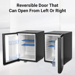 Equivera Mini Fridge for Drinks - Kleine Koelkast - Mini Koelkasten - Minibar - Mini Fridge - Mini Koelkast - Mini Koelkastje - Must have voor in Huis! — thumbnail 3