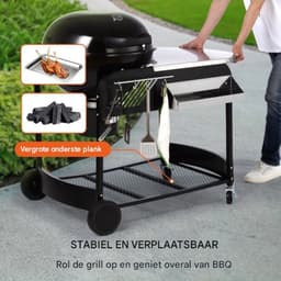 Barbecue - Met Tafel - BBQ - Ideaal Voor Houtskoolgrill — thumbnail 4
