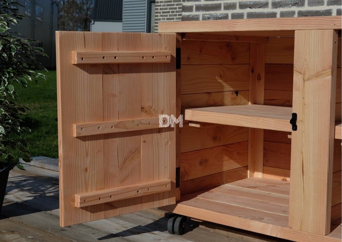 Bbq tafel | Barbecue tafel Boston | Buitenkeuken | 2 delig | BuitenDuurzaam — afbeelding 1