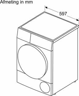 Bosch WQG235DEFG Serie 6 - Wasdroger - Warmtepompdroger - Zeer stil - Blijvend energiezuinig door Zelfreinigende condensor - Droogt zoals jij wilt met Auto Dry -NL/FR display — thumbnail 10