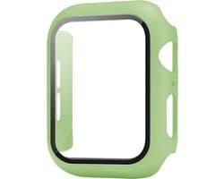 EP Goods - Full Cover/Hoesje - Screen Protector - Geschikt voor Apple Watch Series 1/2/3 42mm - Hardcase - Protection - Groen