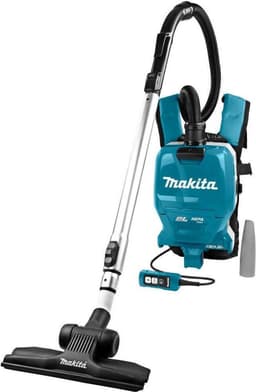 Makita DVC261ZX11 - Stofzuiger - Blauw - Li-Ion - Accu rugstofzuiger body - (2x 18V) incl. 4-delige — thumbnail 1