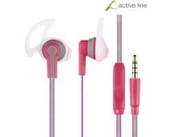 Hama Hoofdtelefoon Reflective pink