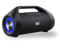 Caliber Bluetooth Speaker - Muziek Box - LED verlichting - 100 Watt - Draagbare Speaker - Stevige Handgreep - Tot 12 uur muziek - Waterbestendig