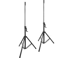 Luidsprekerstandaard - Vonyx LS93 wind-up speakerstandaards 205cm - 70kg (Set van 2)