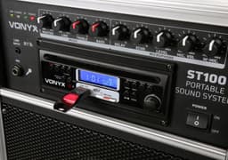Vonyx ST100 MK2 Mobiele geluidsinstallatie 8 inch BT/CD/MP3/UHF — thumbnail 5