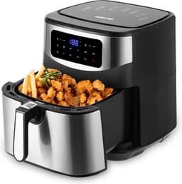 Swiss Pro+ - Airfryer 10L XXXL - Zwart - SP-AF10L - Intelligente Heteluchtfriteuse Digitaal- 10L - XXXL - New Model 2026 - Touchscreen - TURBO Opwarmen - Piano Black - zwart - 10 liter — thumbnail 2