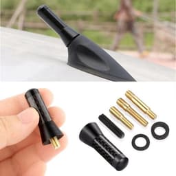 Antenne - Auto antenne - Carbon fiber antenne - Korte antenne universeel -Zwart — thumbnail 1