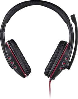 No Fear Gaming Headset - 1.5 M Kabel - 40 MM Drivers - Opvouwbare Microfoon - Over-Ear Ontwerp - Stevig en Comfortabel - Zwart/Rood — thumbnail 1