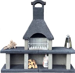Intergard Barbecue beton houtskool bbq Venezia nr. 2 (200x200x50cm/600kg) — thumbnail 1