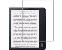 Screenprotector - Folie Geschikt voor Kobo Sage - Ultra Clear - Bescherm Folie - Screen Protector - Soft TPU