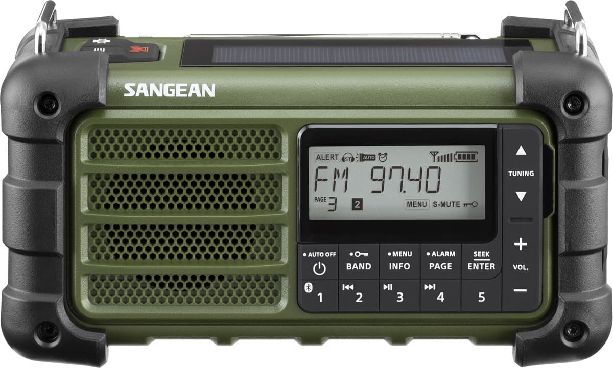 Sangean MMR-99 Forest Green FM/AM noodradio — afbeelding 1