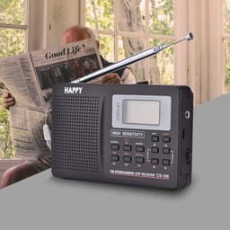 Transistor Radio Op Batterijen - Transister Radio Op Batterijen - Draagbare Radio - Kleine Radio - Mini Noodradio FM/AM - Pocket Radio Speler - Radio voor Rampen - Radio op Batterijen — thumbnail 3