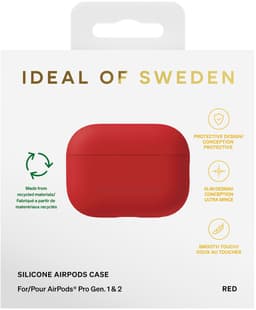 iDeal of Sweden Silicone Case voor de Apple AirPods Pro - Red — thumbnail 4