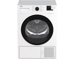 Beko DR81480 - Droger - Warmtepompdroger - Voorlader - 64 dB - 8 kg - Wit