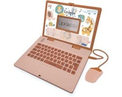 Dieren Tweetalige educatieve laptop met 124 activiteiten (EN/FR)
