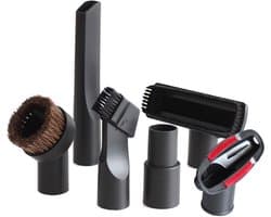 Universele 6-delige Stofzuiger Hulpstukken Set – Geschikt voor o.a. Miele, Philips, AEG, Bosch & Karcher