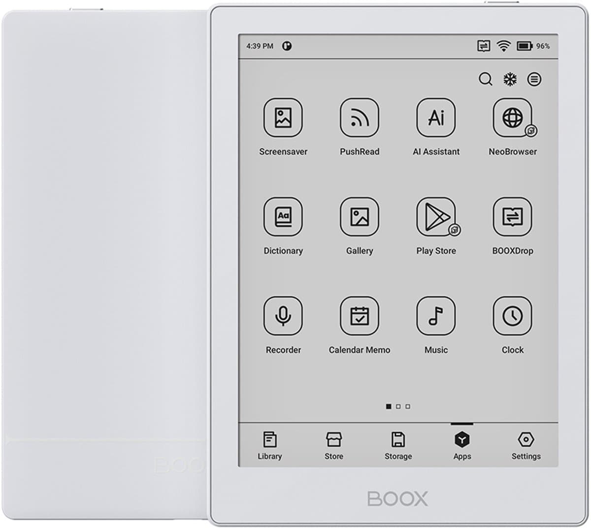 Boox Go 6 - 6" e-inkt e-reader - Wit - Android 11, Play Store — afbeelding 1