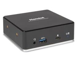Hamlet HDKC-PD8000 laptop dock & poortreplicator Bedraad USB 3.2 Gen 1 (3.1 Gen 1) Type-C Zwart