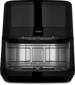 MEDION P10 XL Airfryer (6,8 liter XXL heteluchtfriteuse, 2.150 watt, twee roestvrijstalen verwarmingselementen, schudalarm, 9 automatische programma's, touch bedieningspaneel, LED-display) — thumbnail 12