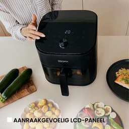 Zeegma Knapper Chef - Airfryer XL - Vetvrij - 6,5 L - Zwart - 10 programma's - 1600 W - Snelle opwarming tot 60s - Antislippoten — thumbnail 7