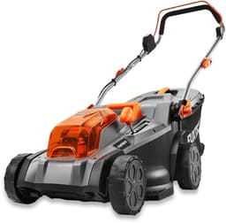 Accu grasmaaier 40V (2X20V) - FUXTEC FX-E2RM37 - 37cm 2 x 4Ah Li-Ion accu's, dubbele 2,4A lader, 40L grasbak — thumbnail 3