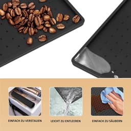 Siliconen onderlegger koffiemachine - veelzijdig - 1 stuk - mat - siliconen - 48 x 30 cm — thumbnail 3