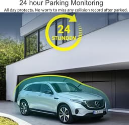 Dashcam - Daschcams - Auto - Camera - Vooruit - Achteruit - Video - Autobeveiliging - Parkeerbeveiliging - Recording - Dag en Nacht - Schadepreventie — thumbnail 2