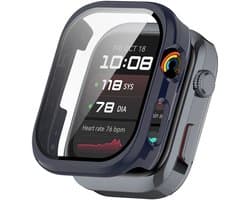 Strap-it Hard case hoesje met screen protector - geschikt voor de Huawei Watch D2 (donkerblauw)