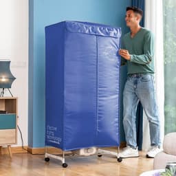 Draagbare Wasdroger - Capaciteit 15 kg - Blauw — thumbnail 3
