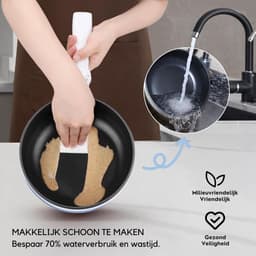 Hotpot Electrisch Chinees – Kaasfondue Pan Elektrische Multipan – Multifunctioneel 1.7L - Chinese Fondue 200/600Watt – Saute Pan – Friteuse – Hete Pan- Stomer – Langzame Kookplaat – Gemakkelijk Schoon te Maken - Blauw — thumbnail 5