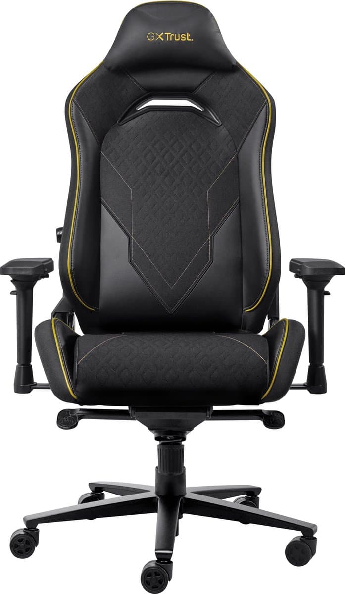 Trust GXT 721 Ruya Pro - Premium Gaming Stoel - Nekkussen - Verstelbare Rug Ondersteuning - Hoogte Verstelbaar - Rug- & Armleuningen Verstelbaar - Zwart/Grijs — afbeelding 1
