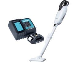 Makita DCL 281 FSY1W accu stofzuiger 18 V wit borstelloos + 1x accu 1,5 Ah + lader