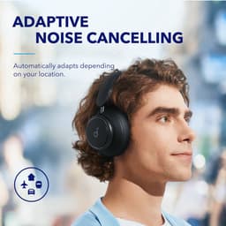 Soundcore Space Q45 by Anker, Koptelefoon met actieve ruisonderdrukking, tot wel 98% minder ruis, 50 u speeltijd, appbediening, LDAC Hi-Res Wireless Audio, comfortabel, duidelijk bellen, Bluetooth 5.3 — thumbnail 5