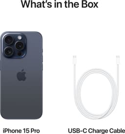 Apple iPhone 15 Pro - 128GB - Blauw Titanium — thumbnail 5