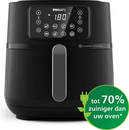 Philips Airfryer Connected 5000 Series - HD9285/93 - 7,2 liter (XXL) - Heteluchtfriteuse - RapidAir - Quickclean - Met bakvorm — thumbnail 5